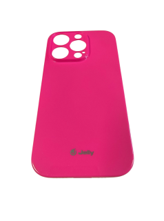 iPhone 14 Pro zadné púzdro gumené Jelly ružové
