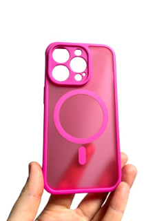 iPhone 14 Pro zadné púzdro MagSafe Matt ružové