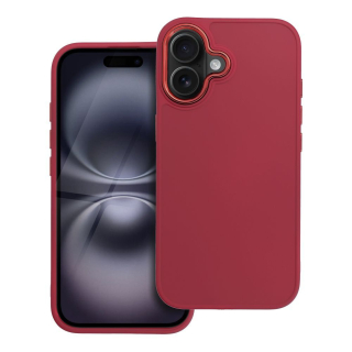 iPhone 16 zadné púzdro Frame červené