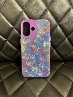 iPhone 16 zadný kryt Tutti Frutti fialový