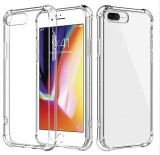 iPhone 7 Plus / 8 Plus (5,5") silikónové púzdro priehľadné armor