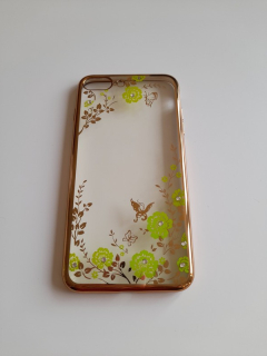 iPhone 7 Plus / 8 Plus púzdro Diamond zeleno zlaté