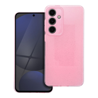 Samsung Galaxy A25 5G silikónové púzdro Blink trblietavo-ružové