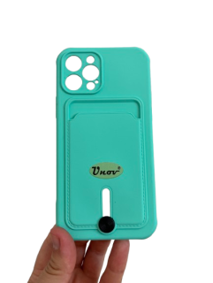 iPhone 12 Pro púzdro Card tyrkys