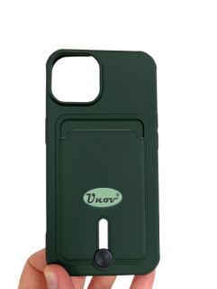 iPhone 13 / 14 púzdro Card zelené