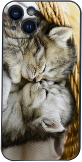 iPhone 13 Mini zadné púzdro s potlačou mačky