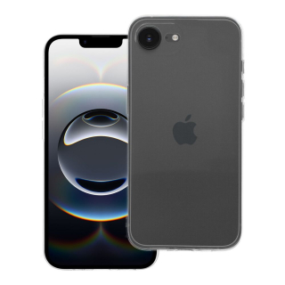 iPhone 16e zadné silikónové púzdro priehľadné extra pevné 2mm s ochranou okolo kamery