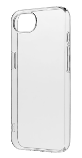 iPhone 16e zadné silikónové púzdro priehľadné extra pevné 2mm veľký otvor okolo kamery